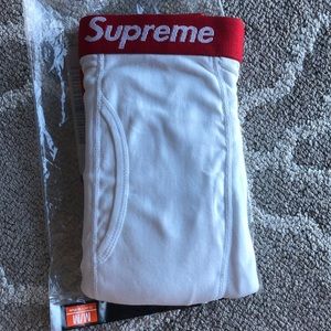Supreme Boxer Brief White Sz M (Quantity 1)